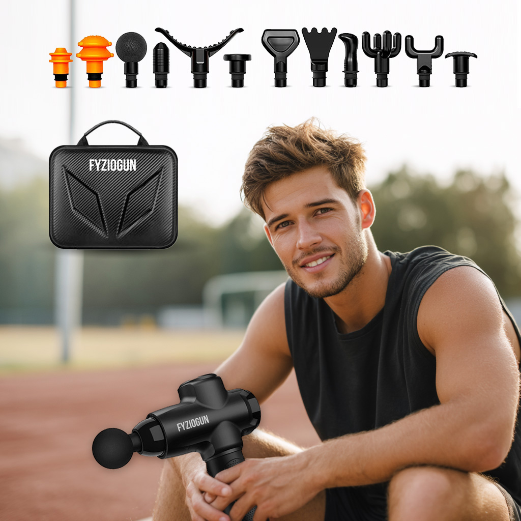 FyzioGun Pro X10 masszázspisztoly - 2500 mAh (2)